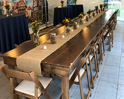 Rustic Table & Chair Rentals
