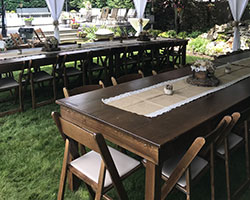 Rustic Table & Chair Rentals